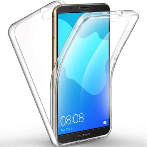 360 Full Body Case For Huawei Y5 2019 AMN LX1 LX2 LX3 LX9 Front PET Cover PC Case For Huawei Y5 2018 DRA-L21 Y5 Prime Lite 2018