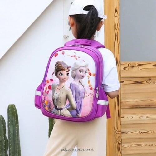 Frozen Elsa Girls School Bags Children Primary School Backpack satchel kids book bag Princess Schoolbag Mochila Infantil 2 szies