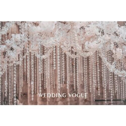 Hot 200M (660 )FT Crystal Hanging Beads Clear Acrylic Bead Garland Chandelier Hanging for Wedding Decoration Home Party Supply