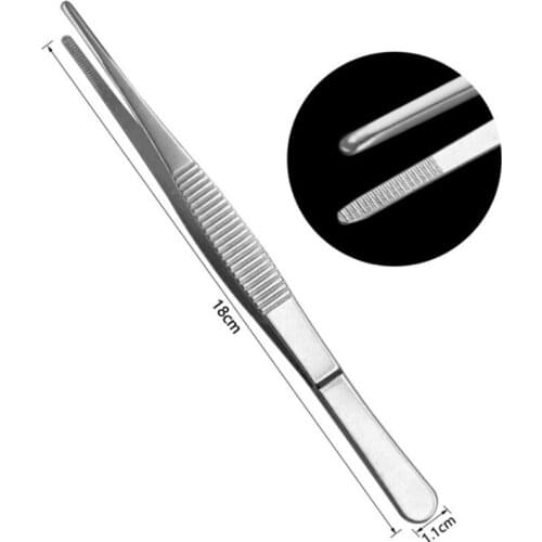 Curved Forceps Stainless Steel Tweezers Home Me dical Dental Precision Plier Garden Kitchen Tools 12.5/14/16/18 cm