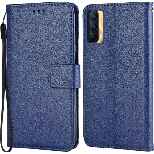 Leather Wallet Case for On Realme V15 5G Flip Case V15 5G Capa Book casefor Realme X7 Cover Card Slot Funda