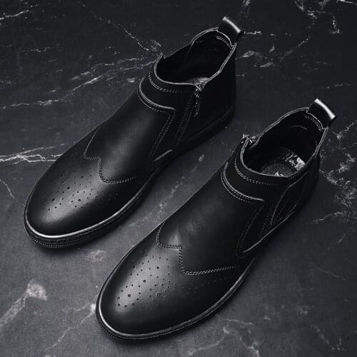 For Casual male Mens 2020 masculino spring zapatillas mens loafers black man shoes leather hot sapato men Sneaker flat causal