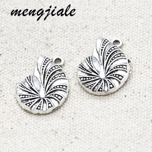 9pcs Wholesale Metal Alloy Shell Conch Charms For Jewelry Making DIY Necklace Bracelet Supplies