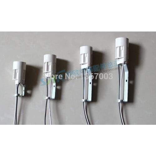 4PCS E14 Candle Chandelier lamp Base, E14 Lamp Holder LED Light Socket with cable 20cm 80cm, 110v 220v