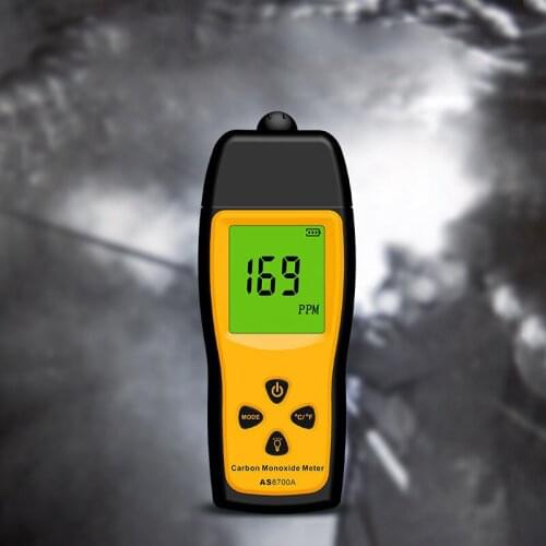 Portable Carbon monoxide gas detector Gas concentration detection alarm Household CO Sound/light double alarm High sensitivity