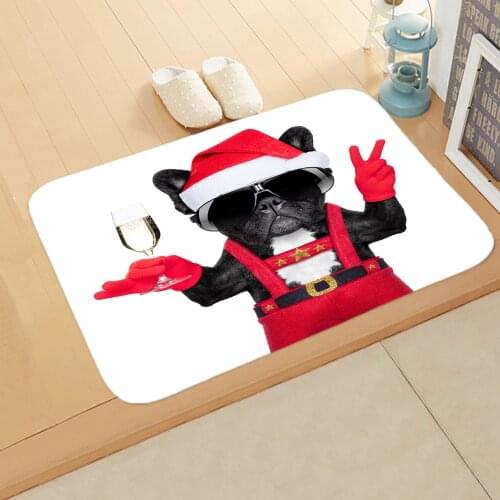 Doormat Anti-slip Creative Dog 3D Printed Absorb Water Bath Mat Bathroom Kitchen Toilet Carpet Floor Mats Entrance 40*60cm Rugs