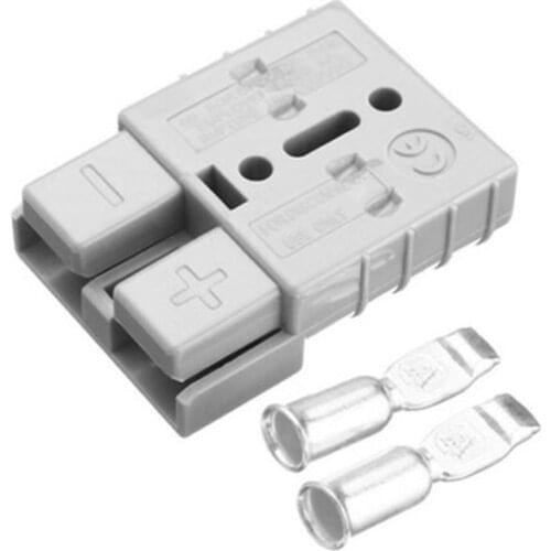 10PCS Anderson Style Plug Connectors Dc Power Tool 50 Amp 12-24V 6AWG Forklift Battery Charging Plug 50A Connector