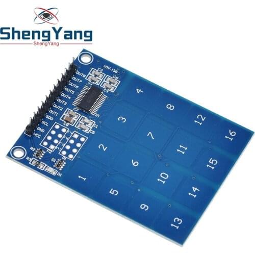 ShengYang TTP229 16 Channel Digital Capacitive Switch Touch Sensor Module For Arduino