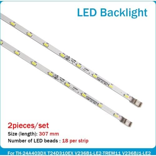 LED Backlight strip 18 lamp for LG INNOTEK 23.6 inch 24MT45D 22MA31D 24MT47D-PZ 24MT40D 24E510E V236B1-LE2-TREM11 V236BJ1-LE2