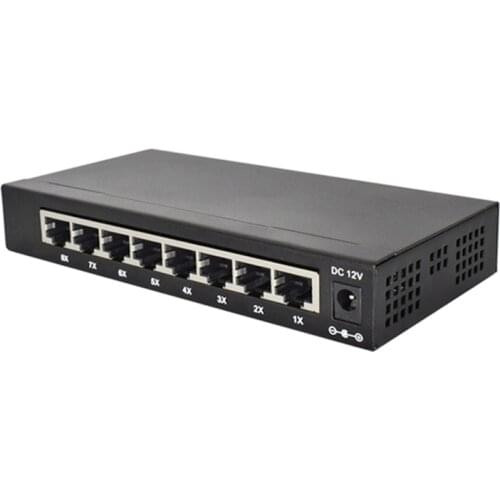 8 Port Gigabit Managed Switch Managed Ethernet Switch with 8 Port 10/100/1000M VLAN Ethernet Switch