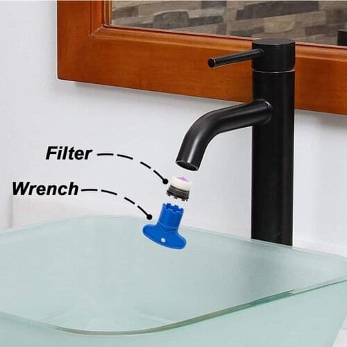 1pc/lots Water Saving Tap Aerator Faucet Bubble Kitchen Faucet Accessories Bathroom Kitchen Supplies Removal Wrench Tools