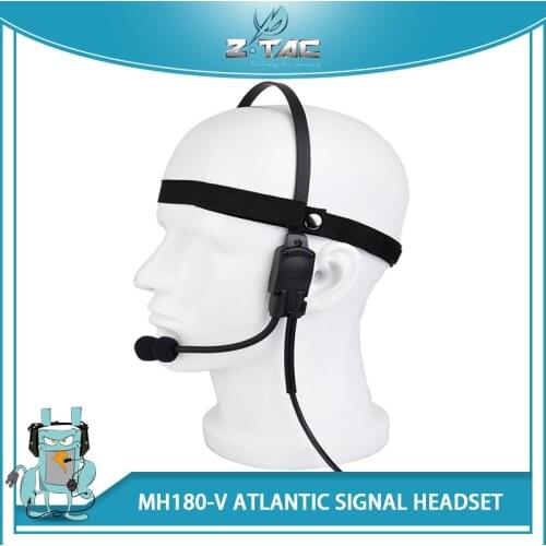 Z Tactical Headphones MH180-V Sniper Z136 Atlantic Signal Airsoftsports Accessories Softair Tactical Headset PTT Z136