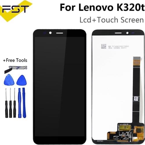 5.7" LCD Display For Lenovo K320t K320 LCD Display Touch Screen Digitizer Glass Panel Assembly Spare Parts+Tools