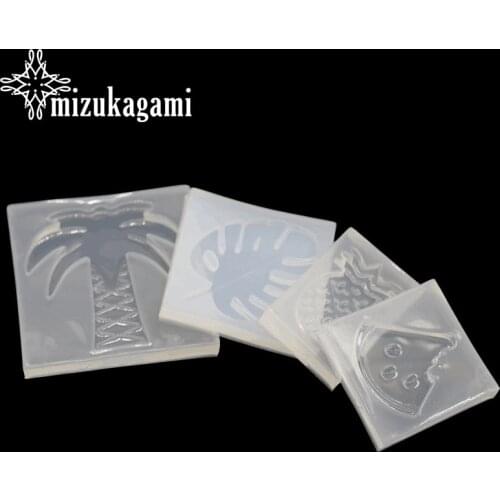 1pcs UV Resin Jewelry Liquid Silicone Mold Leaf Fruit Pineapple Watermelon Coco Resin Molds For DIY Lovers Charms Making Jewelry