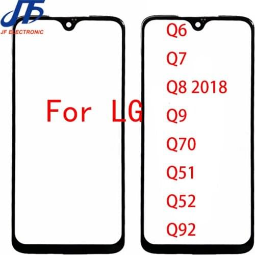 10Pcs Front Glass For LG K62 K52 Q52 K42 K71 K22 Q92 Stylo 6 V60 Q51 K61 K51S K41S LCD Outer Screen Panel Replacement