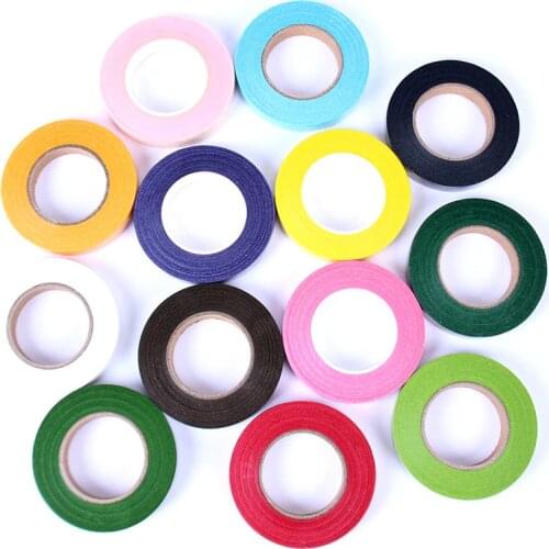 13pcs/lot 30yards DIY Flower Paper Tapes Floral Stem Tape Florist Supplies Artificial Flowers Supply Flower Material