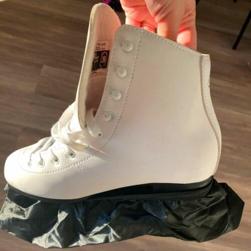 2pcs Black Durable Dust Cover Sports Accessories Protective Tools for Ice Skate & Roller Skates Wheels Unisex Adults Kids