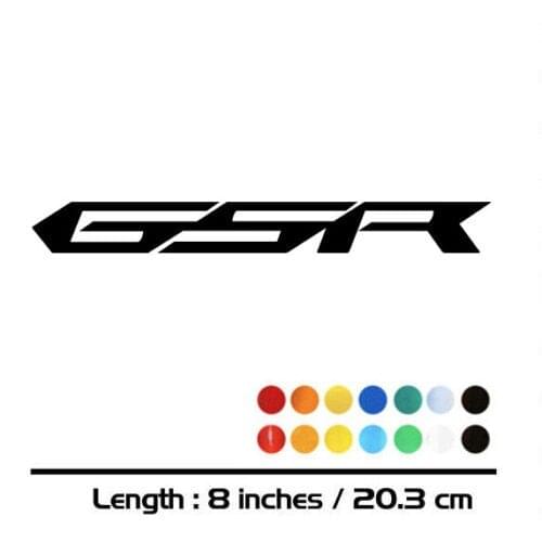 2 X New Sales motorcycle bike Fuel tank Wheels Fairing notebook Luggage helmet MOTO Sticker decals For SUZUKI GSR