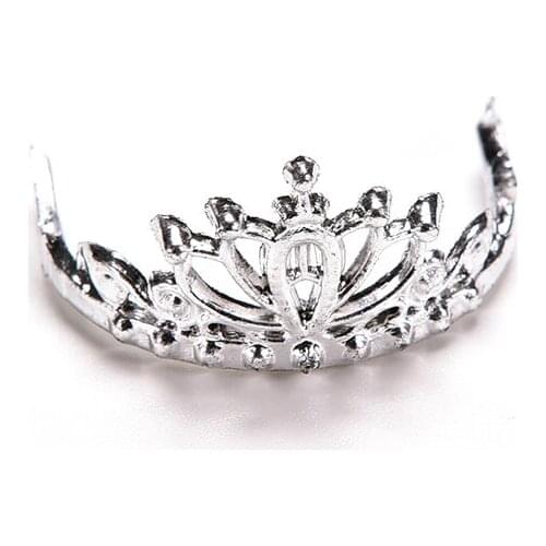 Fashion cute Mix Princess Headwear Jewelry Empress Crowns For Barbie Doll 20pcs