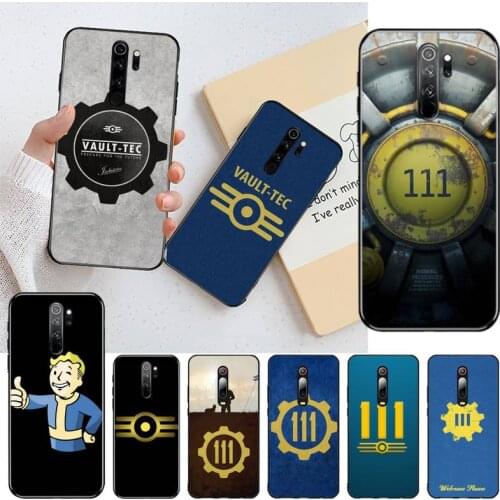 CUTEWANAN game fallout vault tec 111 Luxury Unique Design Phone Cover for Redmi Note 9 8 8T 8A 7 6 6A Go Pro Max Redmi 9 K20