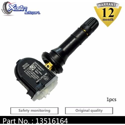 XUAN 1PCS Tire Pressure Monitor Sensor TPMS 13516164 For Cadillac ATS CTS V ELR Escalade SRX XTS Chevrolet Bolt Camaro Caprice
