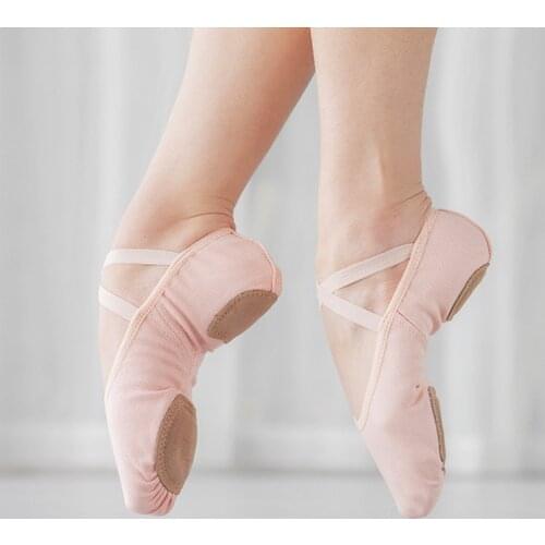 Kids Ballet Shoes practice shoes Adult Professional stretch fabric Soft Sole Ballet Shoes Girls Women Children dancing Slippers