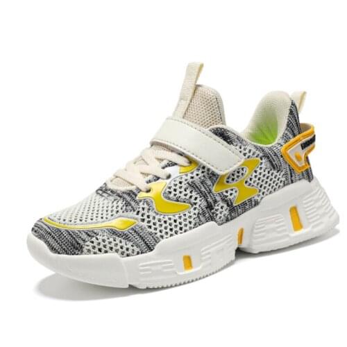 Spring/Summer 2021 Children Sneakers Boys Fashion Casual Breathable Mesh Sports Shoes Girls Running Kids Shoes Chaussure Enfant