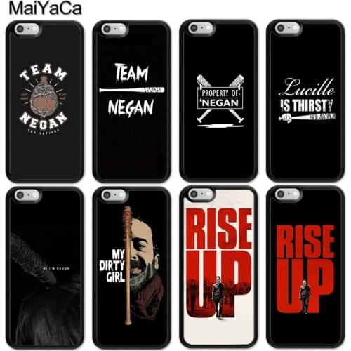 MaiYaCa The Walking Dead Negan Case For iphone 12 mini 11 Pro MAX X XR XS MAX SE 2020 6S 7 8 Plus 5S Cover