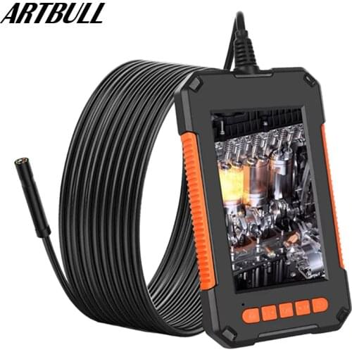 Endoscope Camera 1080P 4.3” IPS Screen 8mm USB Borescope for Pipe Drain Sewer Duct Inspection Underwater camera Waterproof