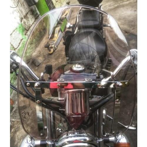 Windshield Windscreen For 1982-2016 Suzuki Marauder Intruder 125 150 250 400 GN125 GN250 GZ250 VL250 7/8" 1" Handlebar Fixed