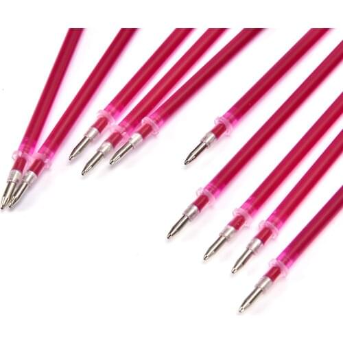 Hot 10PCS/Lot Marker Pen Fabric Heat Pens Erasable High Temperature Disappearing Fabric Sewing Tool PU Leather For Patchwork