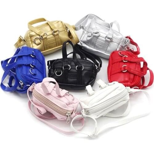 1PC Fashion 1/6 Doll Accessories Doll Handbag Shoulder Bag Leather Bag for 1/6 Doll Doll Accessories