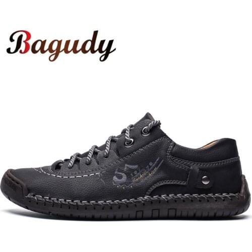 Comfortable Mens Casual Shoes Loafers Split Leather Man Shoes Spring Summer Outdoor Men Flats Hot Sale Moccasins Shoes Size 46