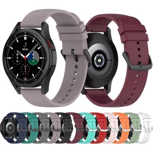 Soft Silicone band For Samsung Galaxy Watch 4 40mm 44mm Sport Watch Bracelet For Samsung Galaxy Watch 4 Classic 42mm 46mm Correa
