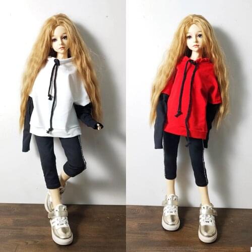Bjd sd doll clothes 1/3 1/4 1/6 Ball joint doll clothes sweater pants suit small doll toys for girls and boys doll Accessories