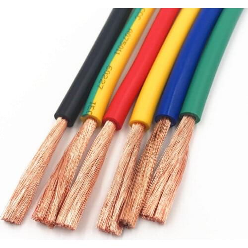 1.0 square/17 AWG PVC Electronic Cable 100M/piece Pure Copper RV Electronic Wire