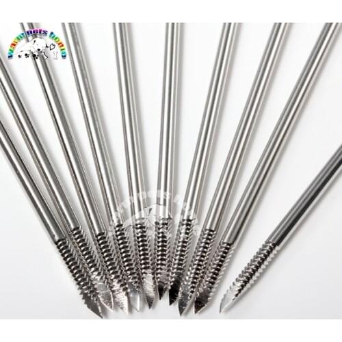 10pcs Orthopedic Kirschner Wire Threaded Wire 250mm Surgical Instruments