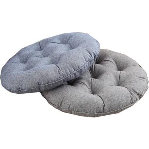 Chair Cushions Dining Room Home Sofa Throw Pillow Floor Mat Office Chair Seat Cushion Sitting Outdoor Furniture Round 48cm 53cm
