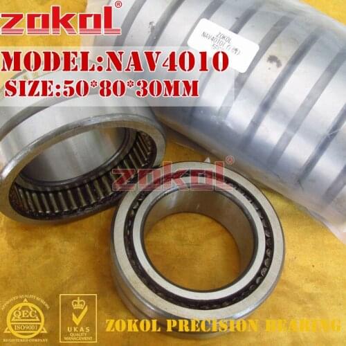 ZOKOL NAV4010 Full complement needle roller bearing with inner ring 50*80*30mm