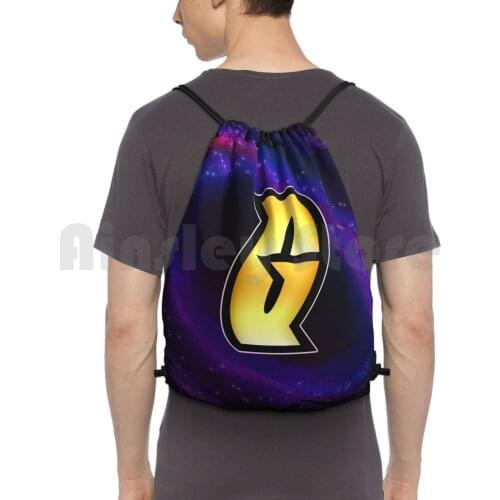 Team Galactic Logo Backpack Drawstring Bag Riding Climbing Gym Bag Galactic Space Team Galactic Team Video Game Video Games