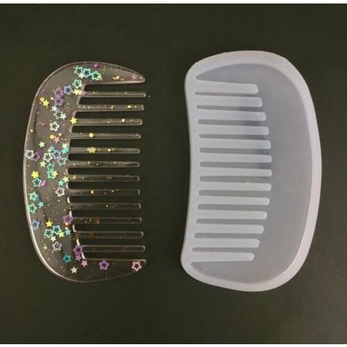 Silicone Comb Mold Resin DIY Casting Handcraft Jewelry Supplies Accessories