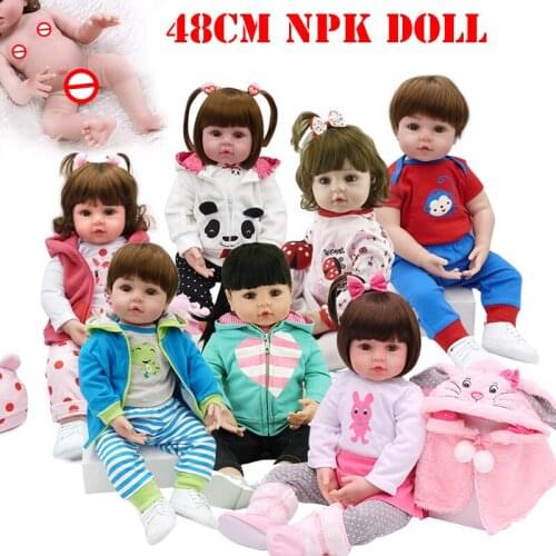 Bebe reborn realista silicone doll 48cm water proof bath toy popular baby reborn toddler dolls soft touch play house toys