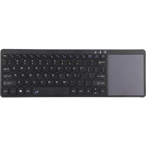 Wireless Portable Bluetooth-compatible 3.0 Keyboard Ultra‑Thin Touchpad Keypad for Tablet Phone