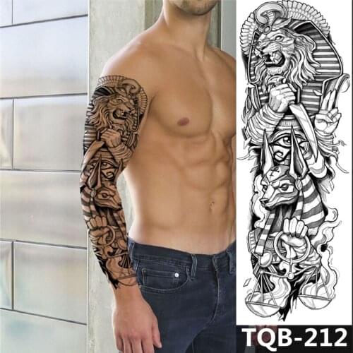 Waterproof Temporary Tattoo Sticker Full Arm Large Sleeve Tatoo Fake Flash Tattoos For Men Women