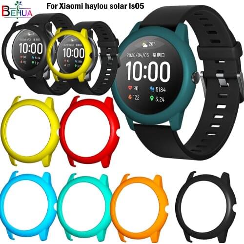 PC Protective Case Cover For Xiaomi haylou solar ls05 Smart watch Replacement hard Protection cases bumper wristband Accessories