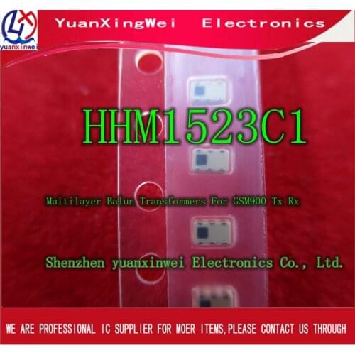 1 pcs x HHM1523C1 HHM1523C HHM1523 Multilayer Chip Balun Transformer Signal Conditioning RF EGSM/Tx-Rx