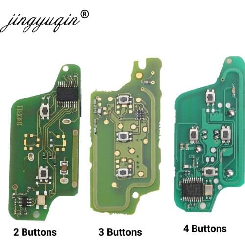 15pcs 2/3/4 Button Car Remote ASK/FSK Key Board for Peugeot 207 208 307 308 408 Partner CITROEN C2 C3 C4 C5 Berlingo Picasso