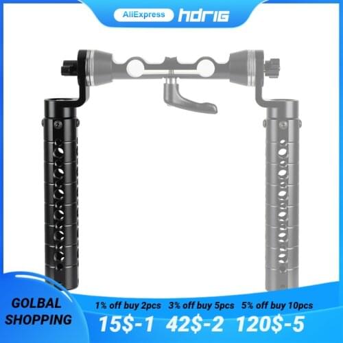 CAMVATE Aluminum Cheese Handle Grip With ARRI Rosette Mount M6 Thumbscrew Lock Knob For Dslr Shoulder Mount Rig Photo Studio