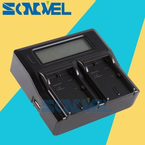 LCD Dual Channel Battery Charger LP-E17 For Canon EOS M3 M5 M6 760D 750D 800D 77D LP-E17C