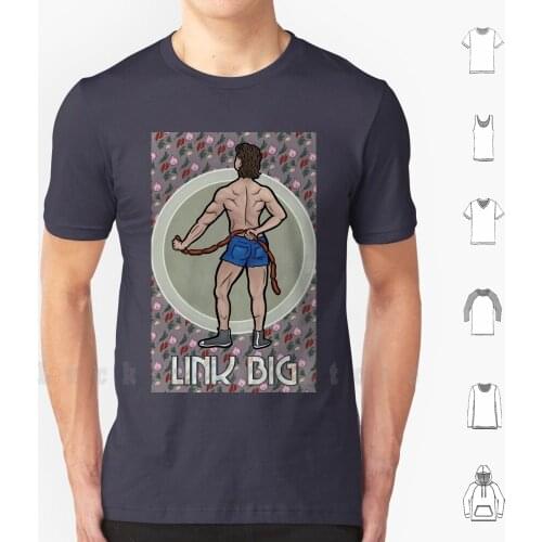 Link Big ( Pattern ) T Shirt DIY Cotton Big Size 6xl Sausage Onion Garlic Meat Herbs Protein Muscle Bodybuilding